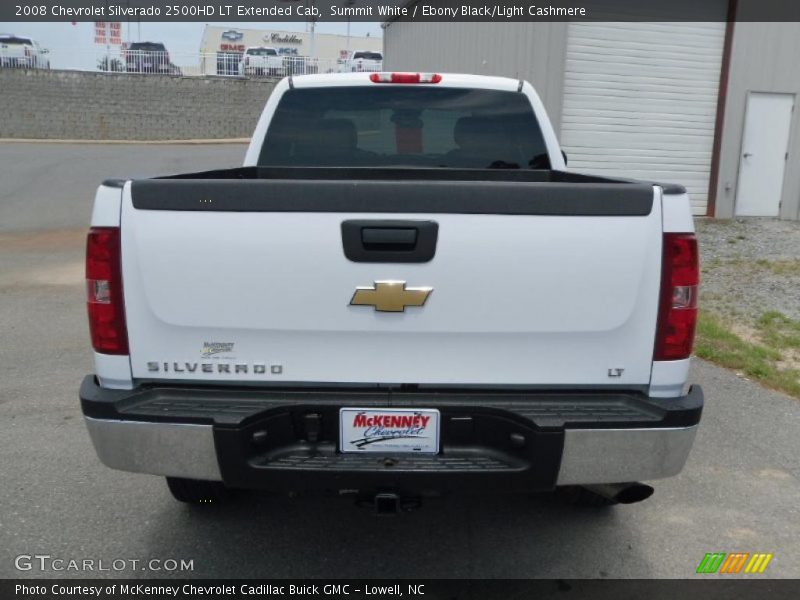 Summit White / Ebony Black/Light Cashmere 2008 Chevrolet Silverado 2500HD LT Extended Cab