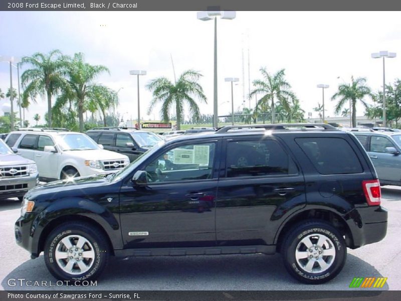 Black / Charcoal 2008 Ford Escape Limited
