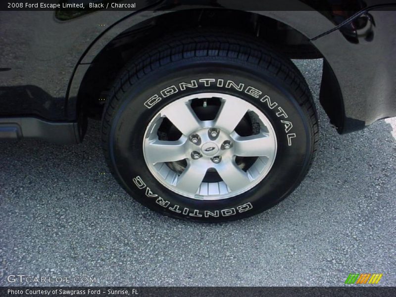 Black / Charcoal 2008 Ford Escape Limited