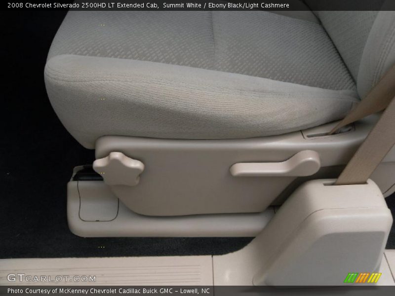 Summit White / Ebony Black/Light Cashmere 2008 Chevrolet Silverado 2500HD LT Extended Cab