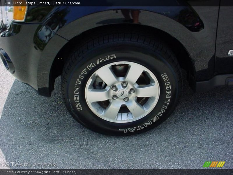Black / Charcoal 2008 Ford Escape Limited