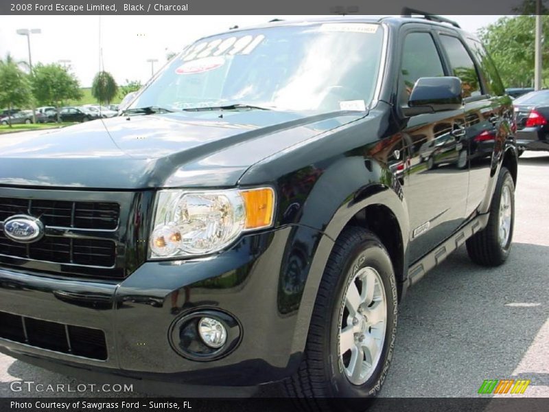 Black / Charcoal 2008 Ford Escape Limited