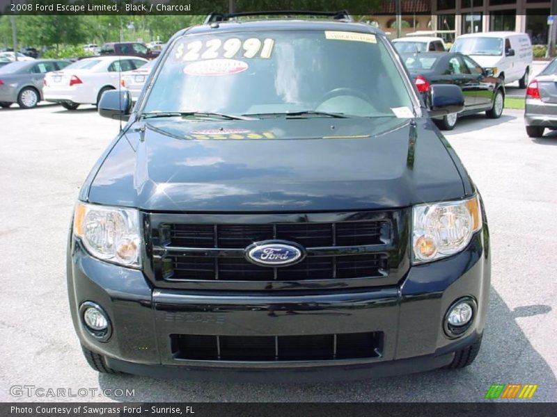 Black / Charcoal 2008 Ford Escape Limited