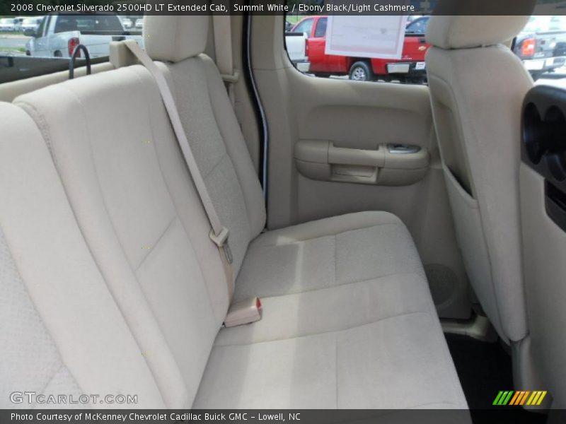 Summit White / Ebony Black/Light Cashmere 2008 Chevrolet Silverado 2500HD LT Extended Cab