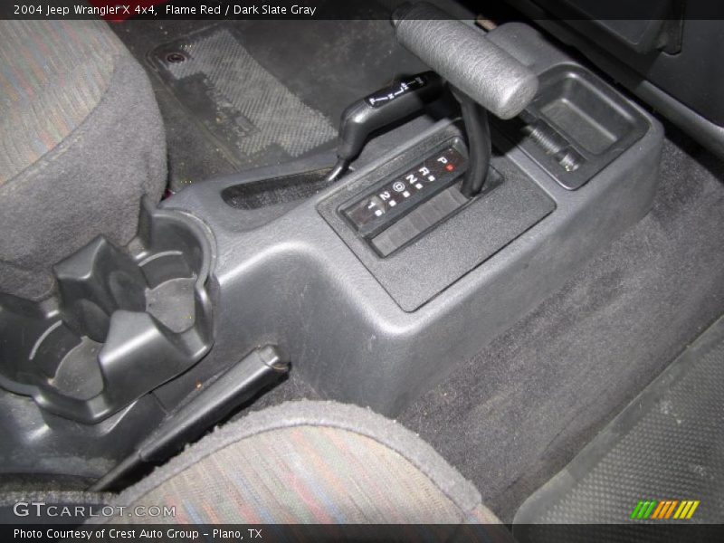 Flame Red / Dark Slate Gray 2004 Jeep Wrangler X 4x4