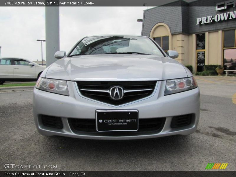 Satin Silver Metallic / Ebony 2005 Acura TSX Sedan