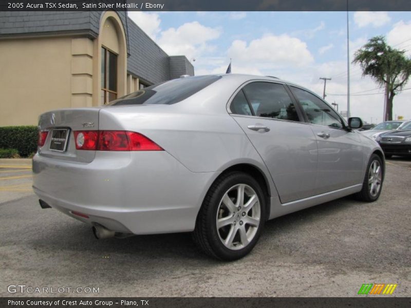 Satin Silver Metallic / Ebony 2005 Acura TSX Sedan