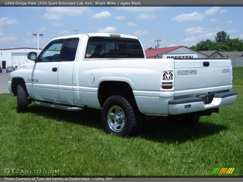 Bright White / Agate Black 1999 Dodge Ram 1500 Sport Extended Cab 4x4