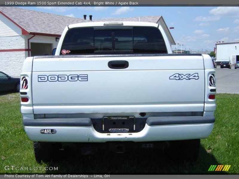 Bright White / Agate Black 1999 Dodge Ram 1500 Sport Extended Cab 4x4