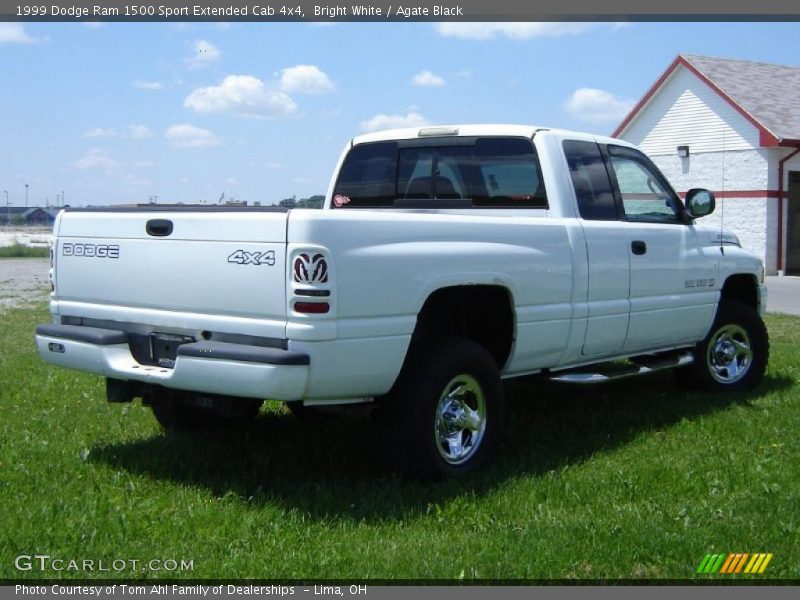 Bright White / Agate Black 1999 Dodge Ram 1500 Sport Extended Cab 4x4