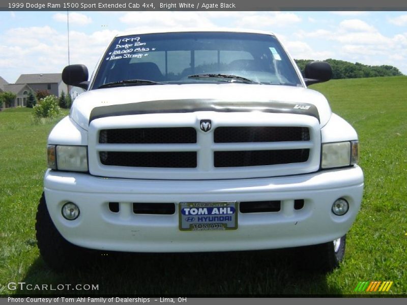 Bright White / Agate Black 1999 Dodge Ram 1500 Sport Extended Cab 4x4
