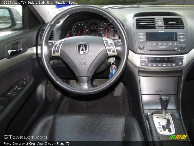 Satin Silver Metallic / Ebony 2005 Acura TSX Sedan