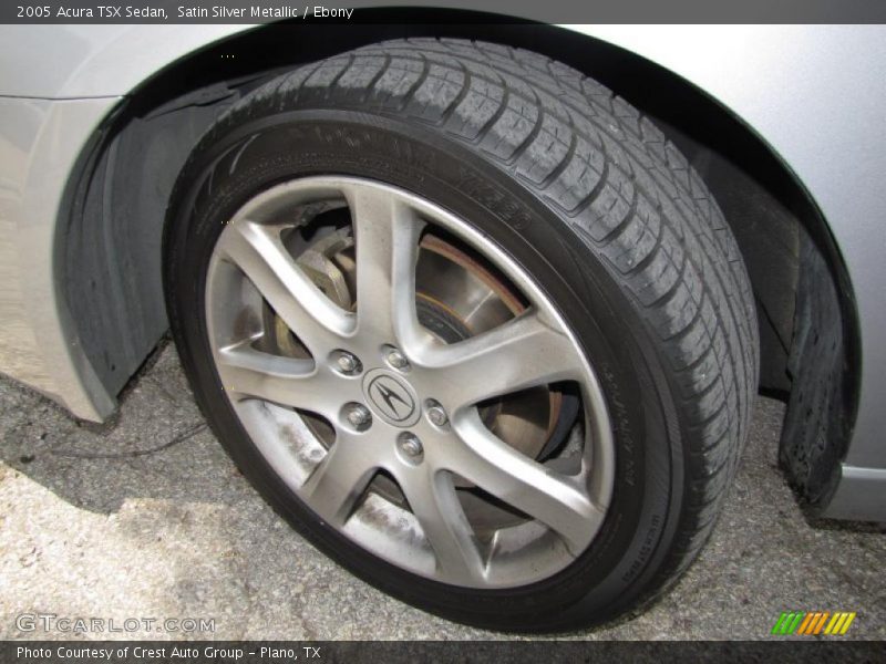 Satin Silver Metallic / Ebony 2005 Acura TSX Sedan