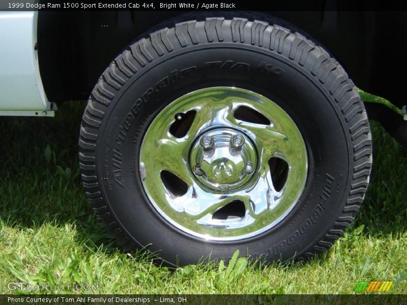Bright White / Agate Black 1999 Dodge Ram 1500 Sport Extended Cab 4x4