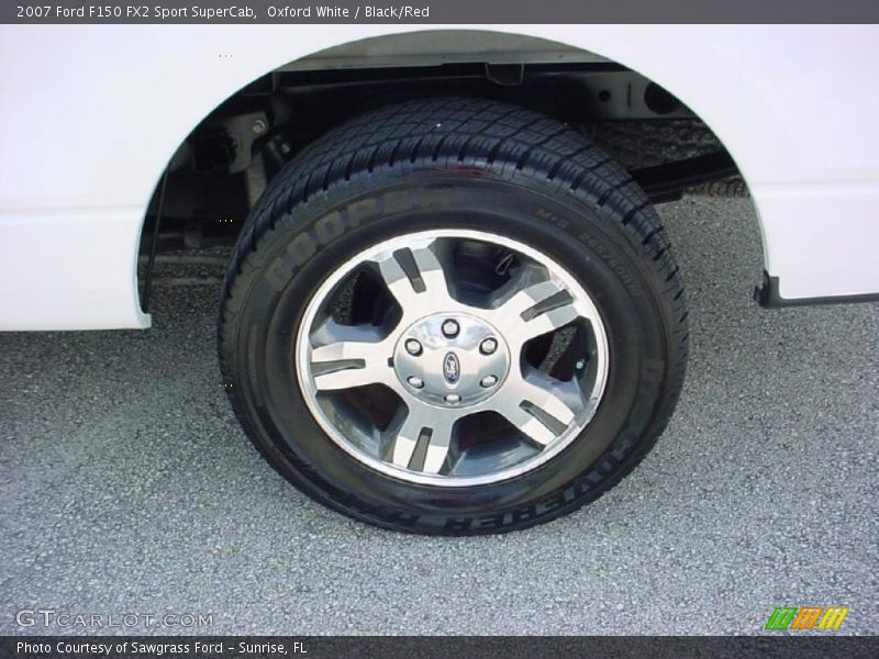 Oxford White / Black/Red 2007 Ford F150 FX2 Sport SuperCab