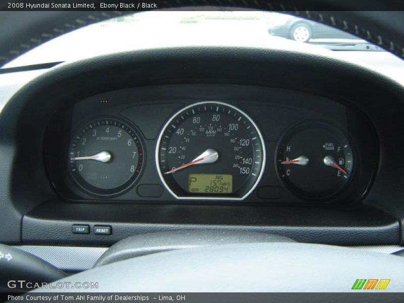 Ebony Black / Black 2008 Hyundai Sonata Limited