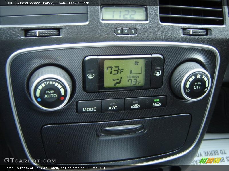 Ebony Black / Black 2008 Hyundai Sonata Limited