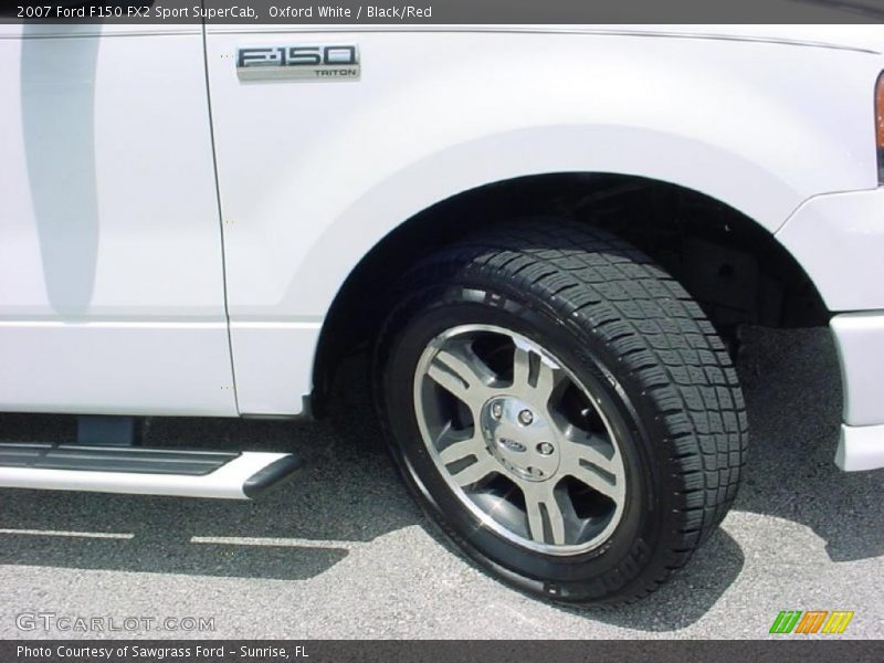 Oxford White / Black/Red 2007 Ford F150 FX2 Sport SuperCab