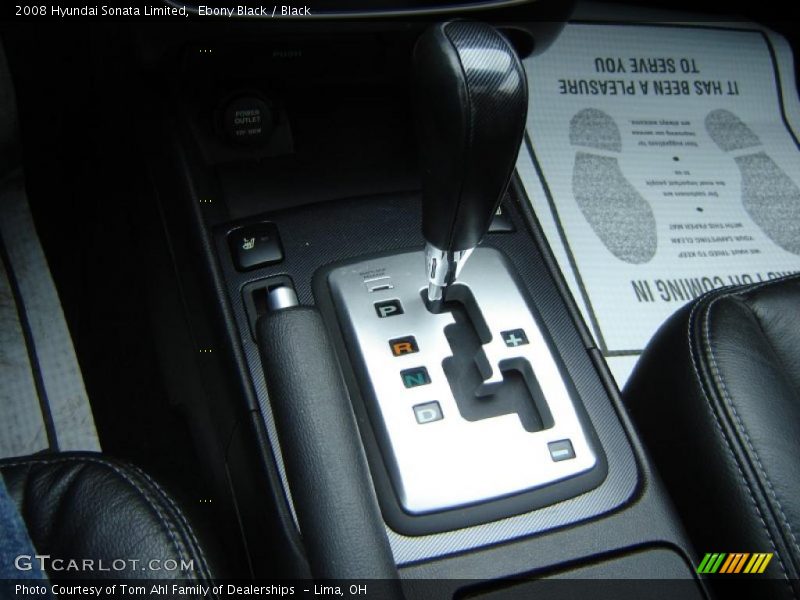 Ebony Black / Black 2008 Hyundai Sonata Limited