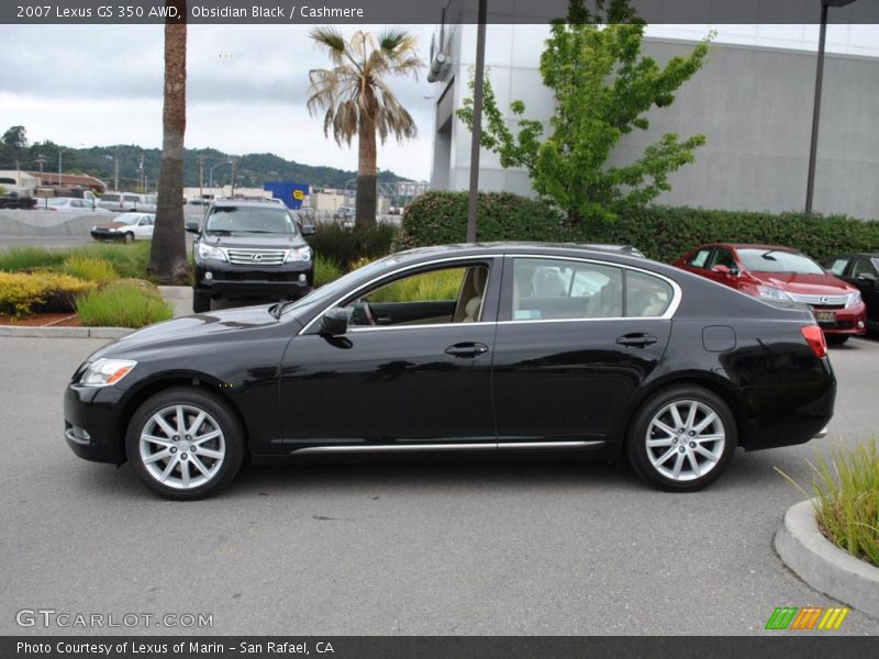 Obsidian Black / Cashmere 2007 Lexus GS 350 AWD