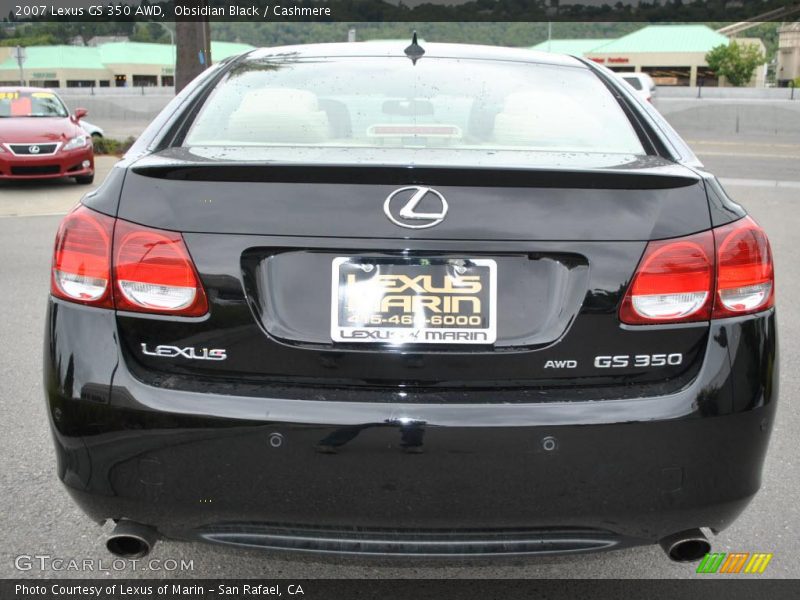 Obsidian Black / Cashmere 2007 Lexus GS 350 AWD