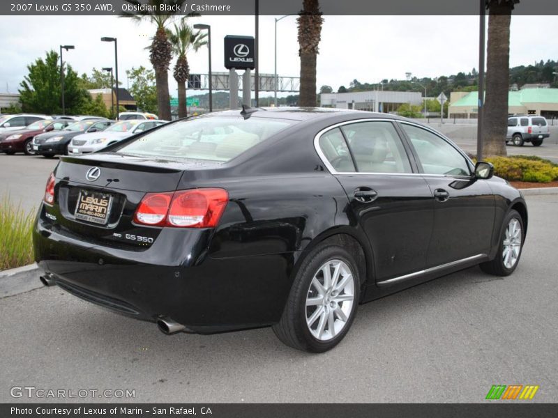 Obsidian Black / Cashmere 2007 Lexus GS 350 AWD