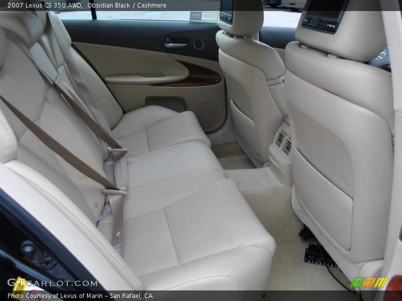 Obsidian Black / Cashmere 2007 Lexus GS 350 AWD
