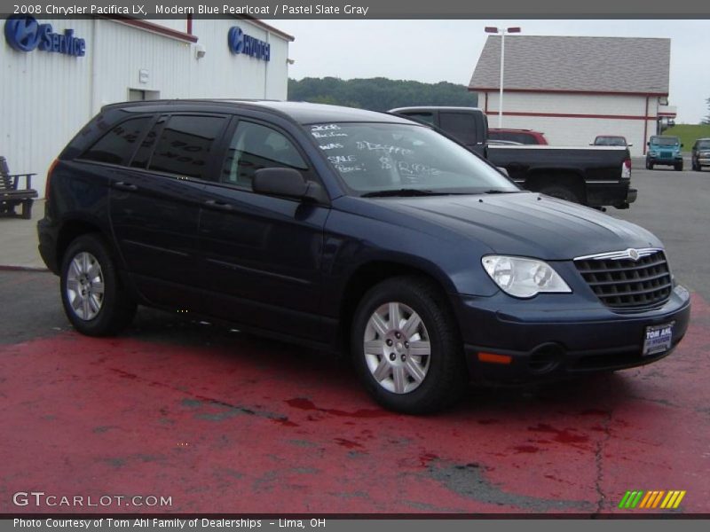 Modern Blue Pearlcoat / Pastel Slate Gray 2008 Chrysler Pacifica LX