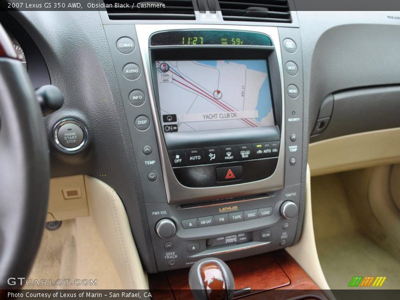 Obsidian Black / Cashmere 2007 Lexus GS 350 AWD