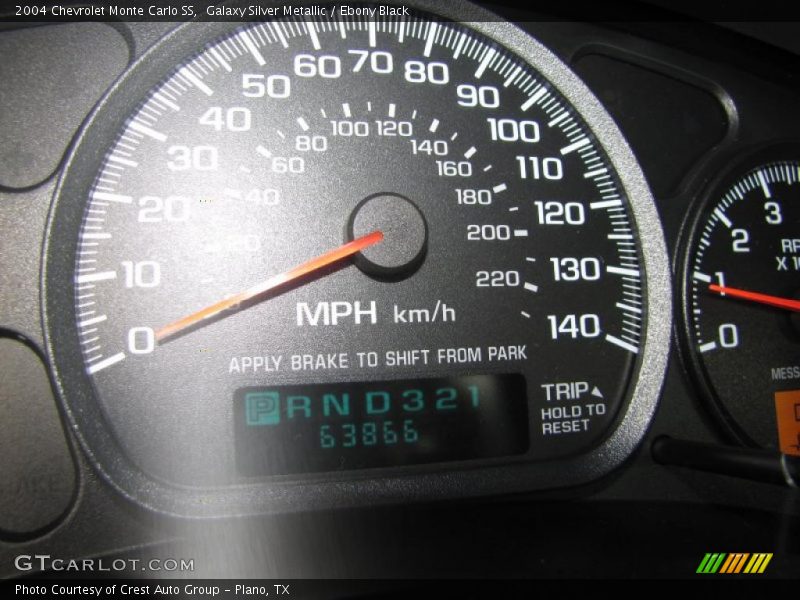 Galaxy Silver Metallic / Ebony Black 2004 Chevrolet Monte Carlo SS