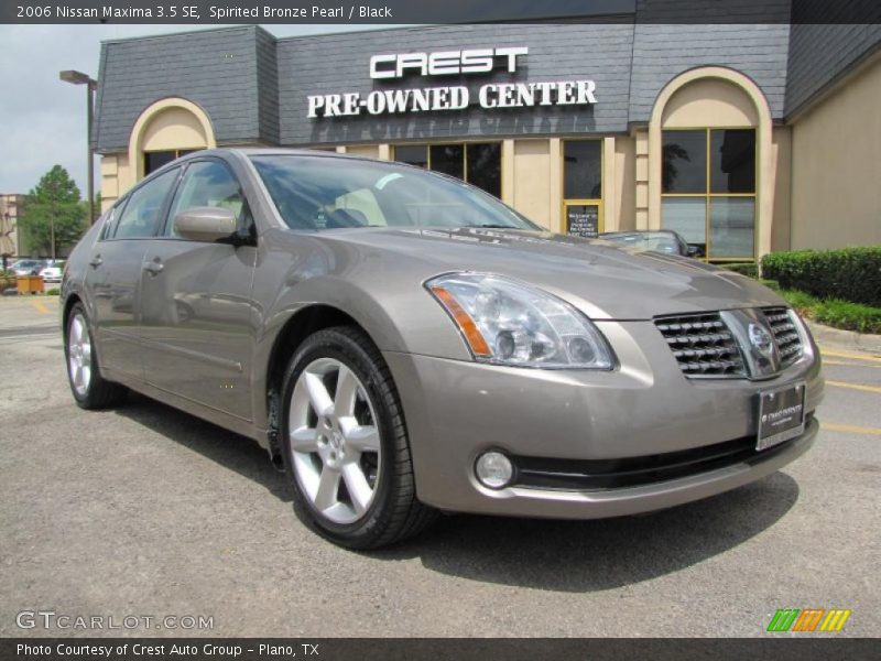 Spirited Bronze Pearl / Black 2006 Nissan Maxima 3.5 SE