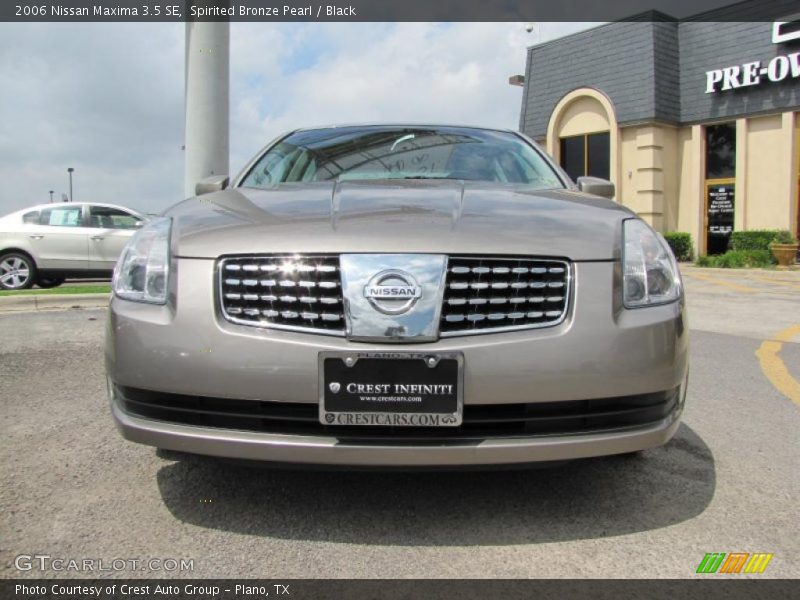 Spirited Bronze Pearl / Black 2006 Nissan Maxima 3.5 SE