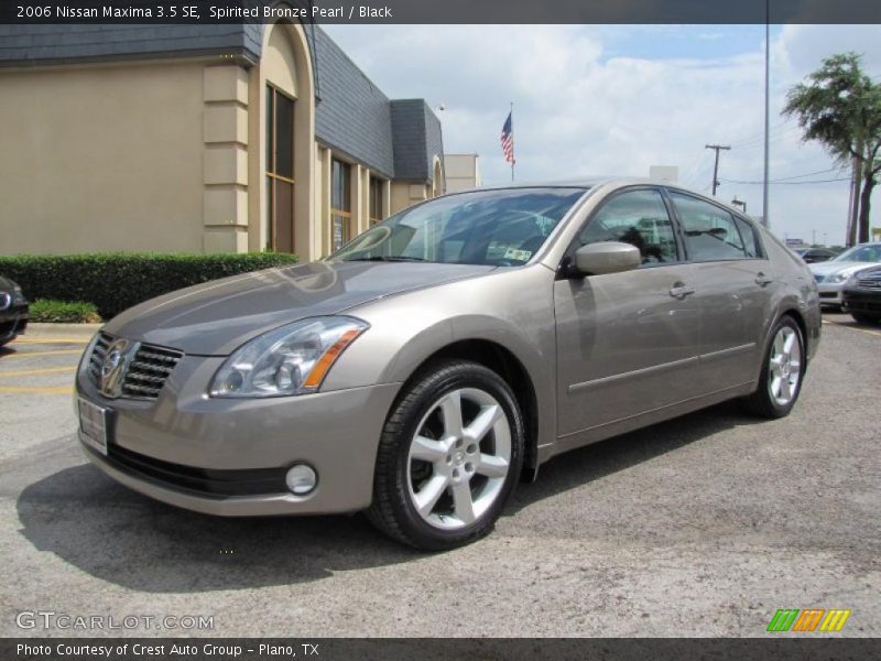 Spirited Bronze Pearl / Black 2006 Nissan Maxima 3.5 SE