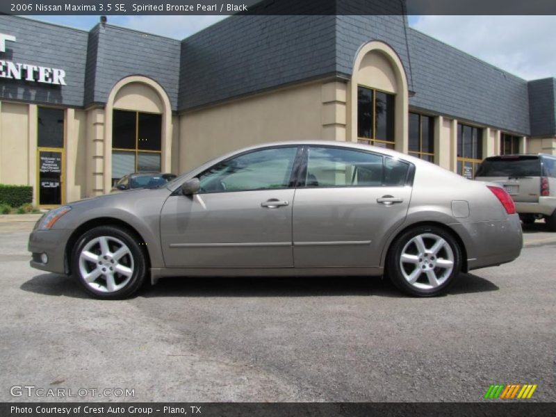 Spirited Bronze Pearl / Black 2006 Nissan Maxima 3.5 SE