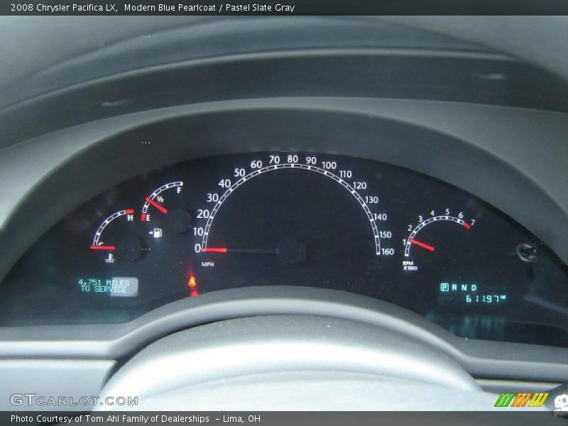 Modern Blue Pearlcoat / Pastel Slate Gray 2008 Chrysler Pacifica LX