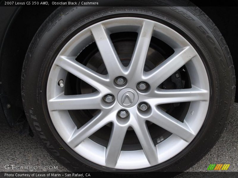 Obsidian Black / Cashmere 2007 Lexus GS 350 AWD