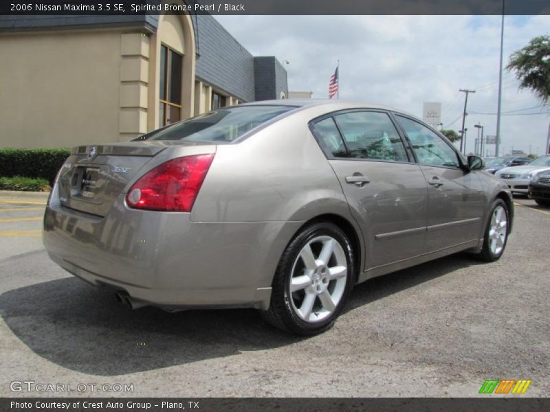 Spirited Bronze Pearl / Black 2006 Nissan Maxima 3.5 SE
