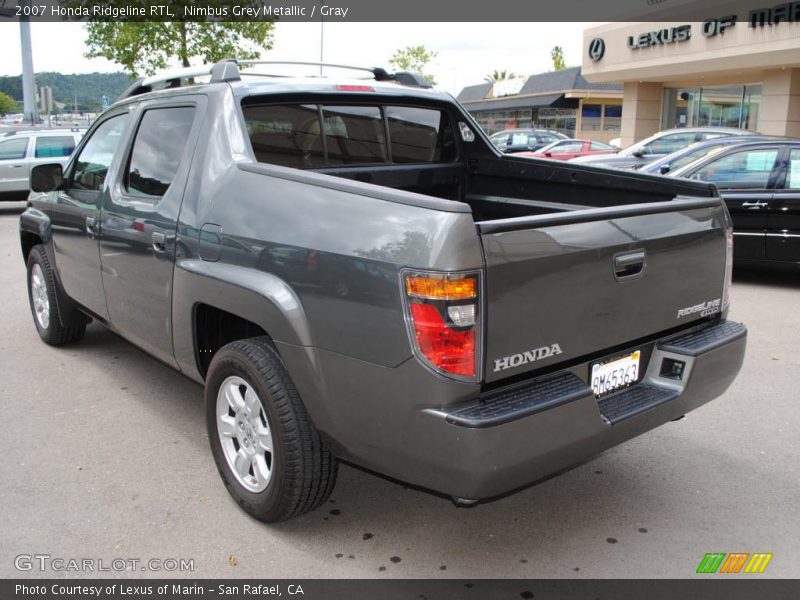 Nimbus Grey Metallic / Gray 2007 Honda Ridgeline RTL