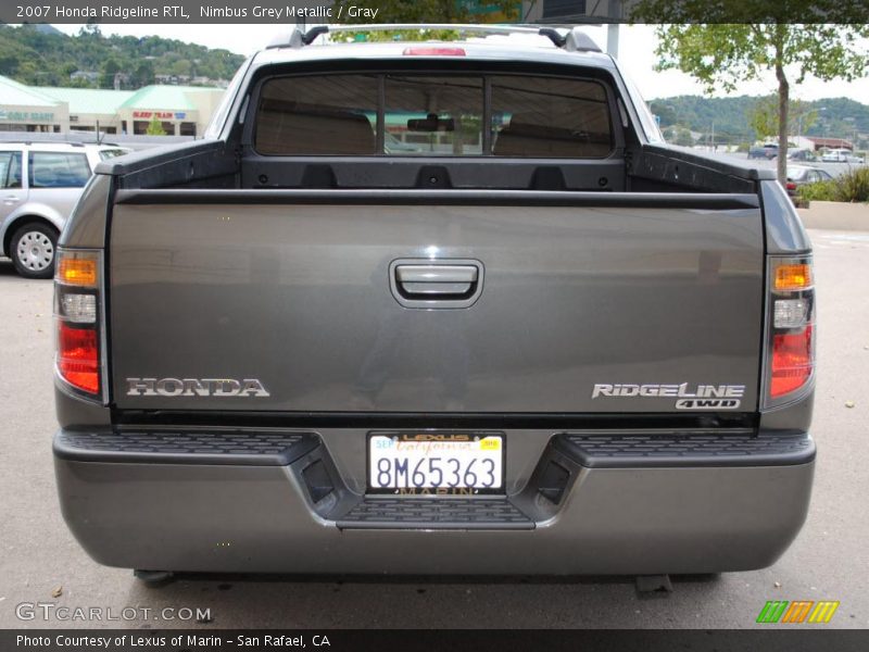 Nimbus Grey Metallic / Gray 2007 Honda Ridgeline RTL