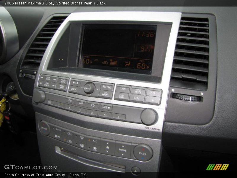 Spirited Bronze Pearl / Black 2006 Nissan Maxima 3.5 SE
