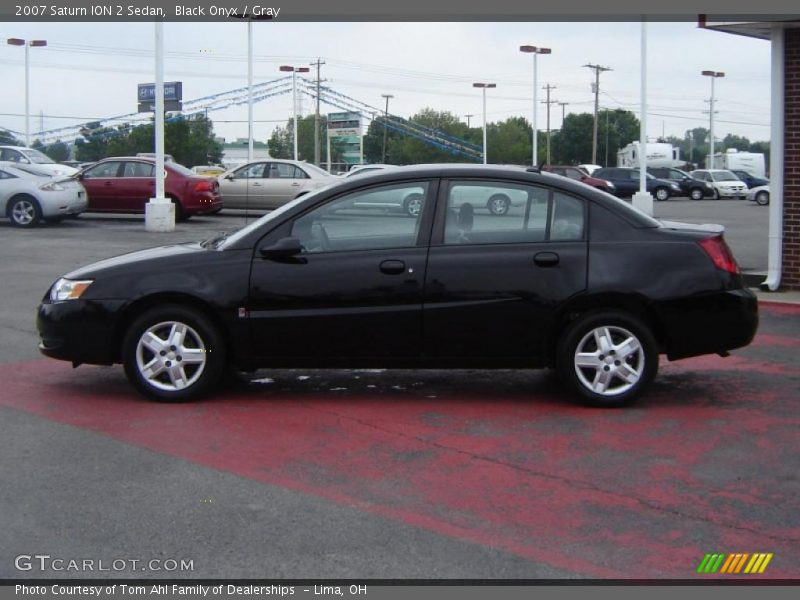 Black Onyx / Gray 2007 Saturn ION 2 Sedan