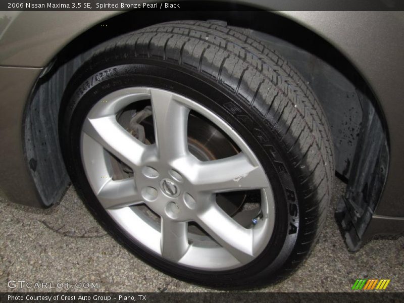 Spirited Bronze Pearl / Black 2006 Nissan Maxima 3.5 SE