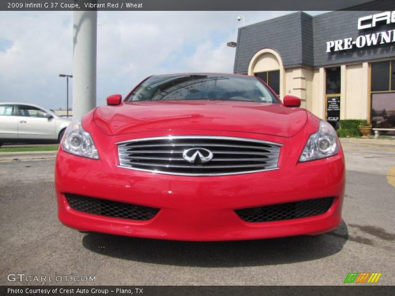 Vibrant Red / Wheat 2009 Infiniti G 37 Coupe