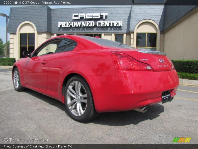 Vibrant Red / Wheat 2009 Infiniti G 37 Coupe