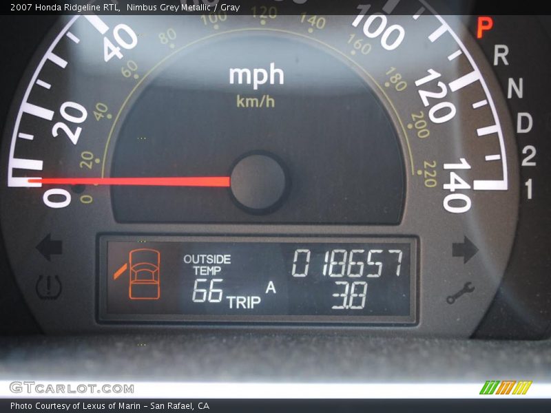 Nimbus Grey Metallic / Gray 2007 Honda Ridgeline RTL