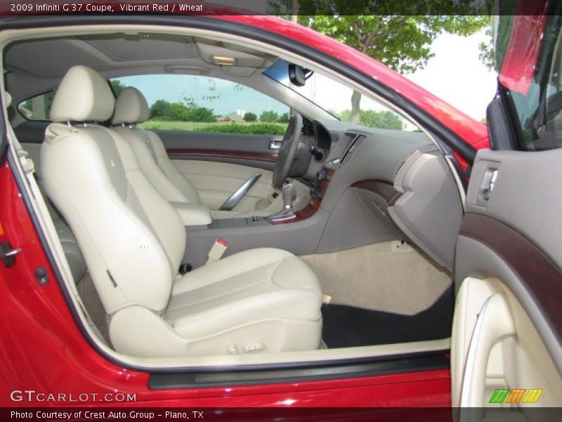 Vibrant Red / Wheat 2009 Infiniti G 37 Coupe