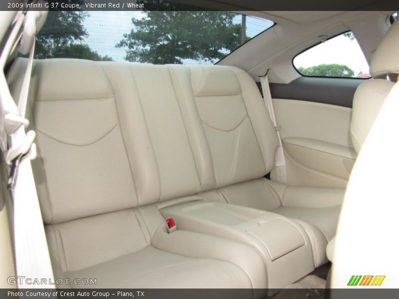 Vibrant Red / Wheat 2009 Infiniti G 37 Coupe