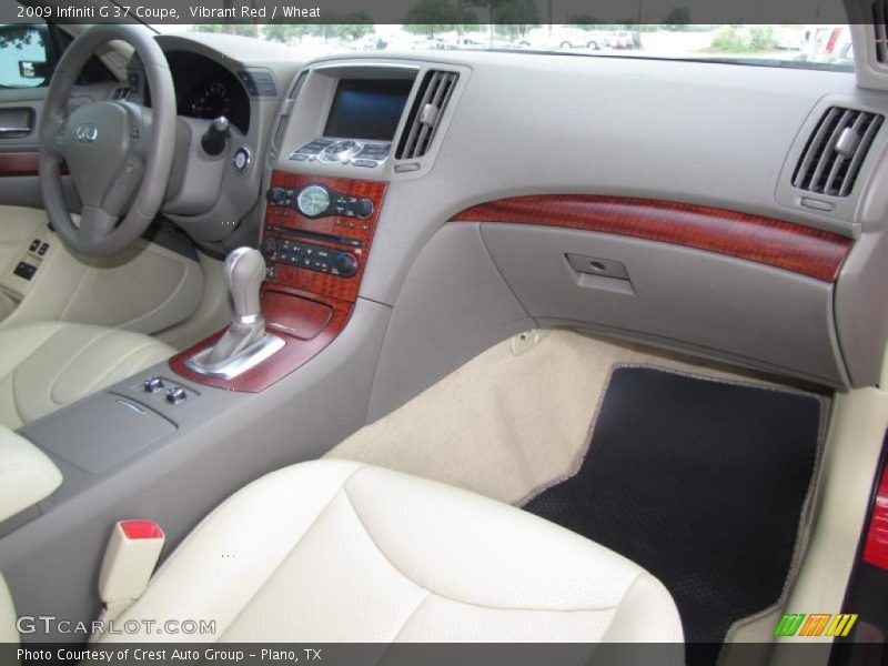 Vibrant Red / Wheat 2009 Infiniti G 37 Coupe