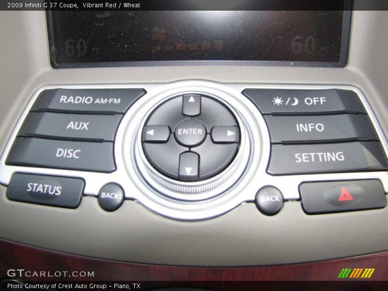 Vibrant Red / Wheat 2009 Infiniti G 37 Coupe