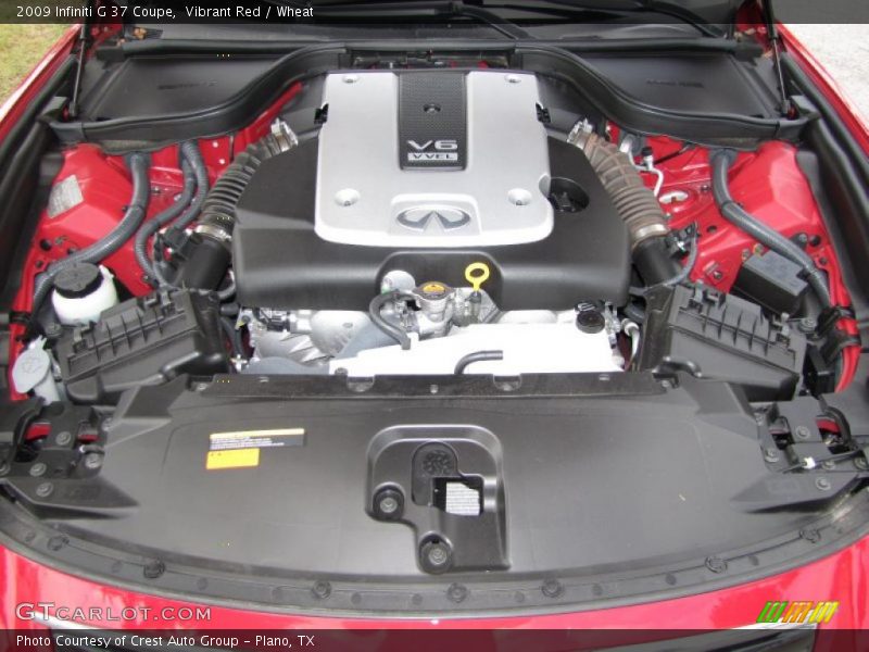 Vibrant Red / Wheat 2009 Infiniti G 37 Coupe